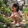ECAC儿童洞洞鞋女童2026新款夏季女孩外穿凉鞋男孩防滑宝宝包头凉拖女 白玫红【棉花糖小女孩】 28-29 【内长约18cm】 实拍图