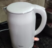 美的（Midea）电热水壶烧水壶钛材质2200W速沸内外双钢保温自动断电养生2L大容量  MK-SH20M127-T【价保618】 实拍图