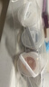 有时光分装瓶旅行装洗发化妆品水沐浴露硅胶洗面奶旅游小样瓶子灰白 4个 实拍图