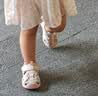 泰兰尼斯宝宝学步鞋夏季儿童凉鞋女童包头防滑户外沙滩鞋粉色21码 实拍图