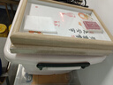 婚恋倾城宝宝满月百天周岁生日布置装饰手足印相框摆台蛇宝男女孩拍照道具 实拍图