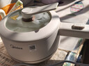美的（Midea）电煮锅 小电锅 电蒸锅 宿舍小锅多功能锅辅食锅 1.6L学生寝室一体泡面小火锅电煮锅XZE2017 配蒸笼 实拍图