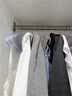 洁百纳衣架家用挂衣无痕防滑加粗成人衣挂宿舍用学生大号晾衣服挂钩衣撑 【加粗带钩款】井天蓝 30个 实拍图