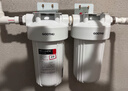 GOOTHO大白瓶前置过滤器 全屋家用自来水过滤净水器大通量大蓝瓶中央过滤通用滤芯除余氯阻垢 10寸双联增强除氯【PP+PCP】 实拍图