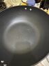 炊大皇炒锅不粘锅易洁少油烟平底炒菜锅煎锅34cm磁炉通用深蓝SL34CG 实拍图