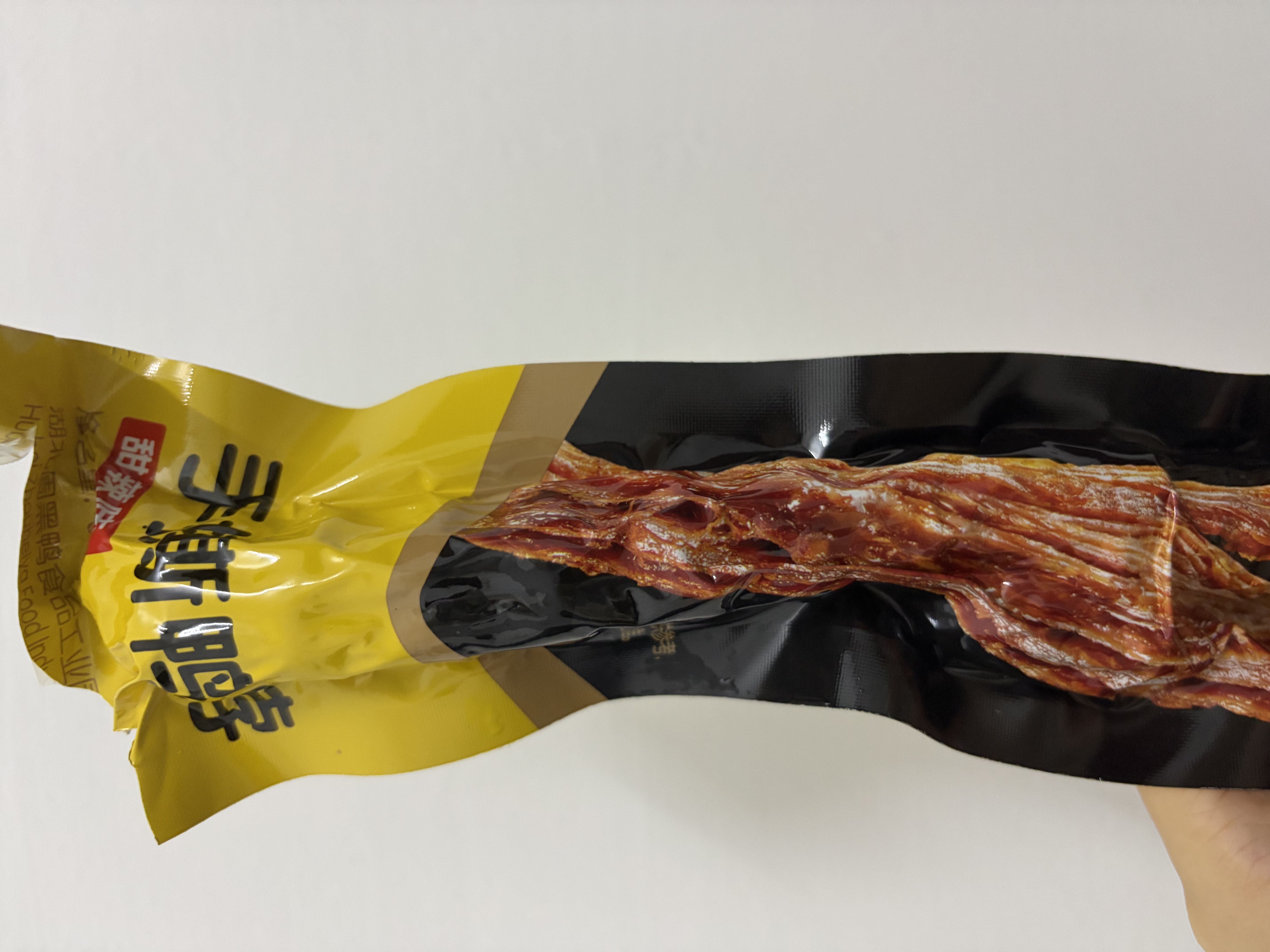 周黑鸭 手撕鸭脖65g 甜辣味 办公室零食 武汉特产 休闲零食 实拍图