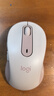 罗技（Logitech）优选系列M650无线蓝牙鼠标 办公蓝牙静音鼠标Mac苹果ipad鼠标人体工学双模鼠标大小手可选男女通用 M650中小手 粉M（M750入门款） 实拍图