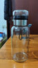 【送杯套】大容量加厚玻璃杯子便携杯茶水分离带杯套泡茶水杯 透明 1000ml吨吨桶 1只装 实拍图