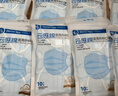 袋鼠医生医用外科灭菌白色口罩一次性独立包装100只薄款透气成人防尘防晒 实拍图