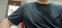 真维斯（Jeanswest）冰丝短袖t恤男士夏季新款清凉透气运动上衣男宽松吸汗健身跑步衣 黑色 纯色 XL 【推荐体重130-140斤】 实拍图