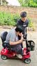 台铃老人电动四轮车家用可折叠助力车老年人残疾人智能老年代步电动车 【旗舰版】12A锂电+350W电机+约25KM续航 【赠电池一年质保】 实拍图