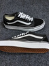 VANS范斯官方 Old Skool Platform酷感黑厚底增高男女鞋板鞋低帮 黑色 38 实拍图