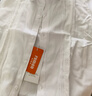 罗蒙女童短袖蕾丝边白色衬衫校园服饰学生演出服儿童半袖衬衣 白色160 实拍图
