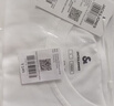 杰克·琼斯（JACK&JONES）26年男装四季打底T恤男士凉感透气多色情侣款短袖t恤水洗不易走形 白色A06 XL 185 实拍图