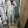 嫚熙（EMXEE）孕妇睡衣产后哺乳春秋季款月子服棉质家居服套装 晨曦庄园-两件套(不带哺乳口) L【适合115-135斤】 实拍图