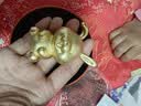 铜师傅《金韵天成十二生肖》真金鎏镀铜摆件 装饰工艺品 十二生肖之兔 实拍图