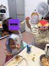 babycare儿童筷子训练筷自动回弹学习筷宝宝筷子虎口训练筷筷单筷米色饭盒 实拍图