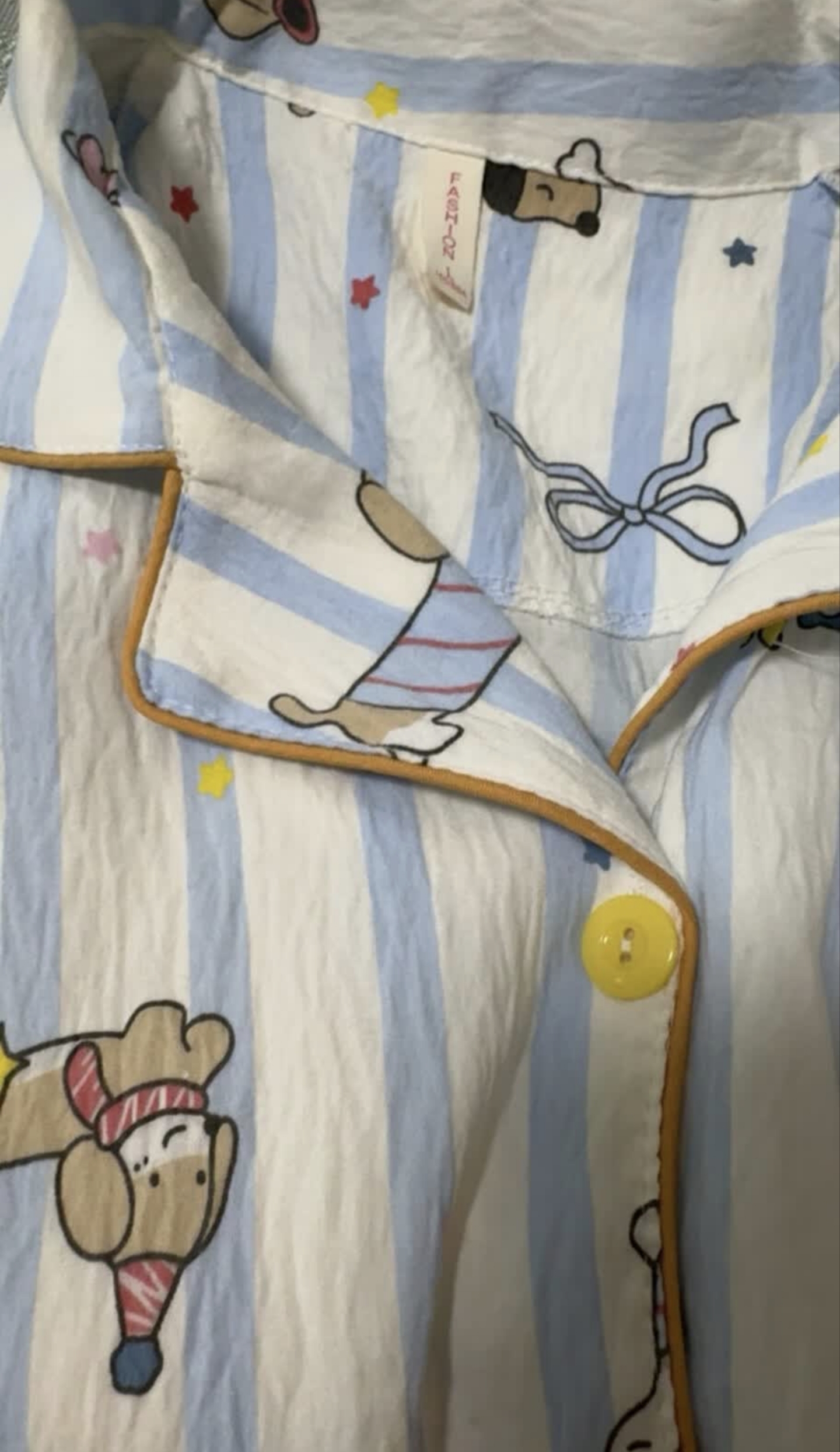 宫蝶腊肠狗睡衣女夏季短袖短裤卡通可爱小狗云朵棉家居服套装 腊肠狗套装（不可拆卸胸垫） L （建议100-120斤） 实拍图