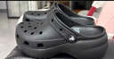 卡骆驰（CROCS）贝雅云彩女士洞洞鞋户外休闲鞋|208186 黑色-001(含智必星) 40 (260mm) 尺码偏小，建议选大一码 实拍图