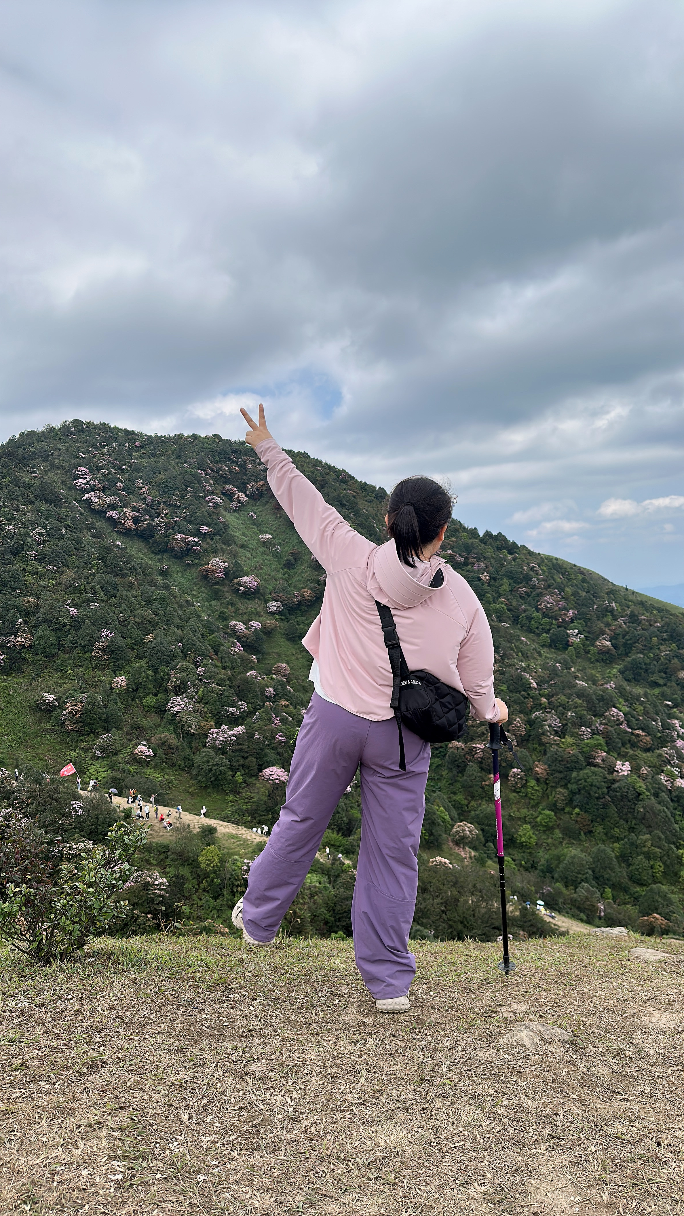 ZHR则则登山鞋女户外运动鞋女轻便厚底增高休闲女鞋 KD215 棕色 37 实拍图