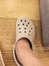 卡骆驰（CROCS）贝雅卡骆班洞洞鞋|205089 卵石色-2V3   37 /38(230mm)   实拍图