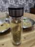 【京东物流配送】高硼硅双层玻璃杯大容量泡茶杯水杯子茶水分离杯 【双层加厚】茶杯350ml1只 实拍图