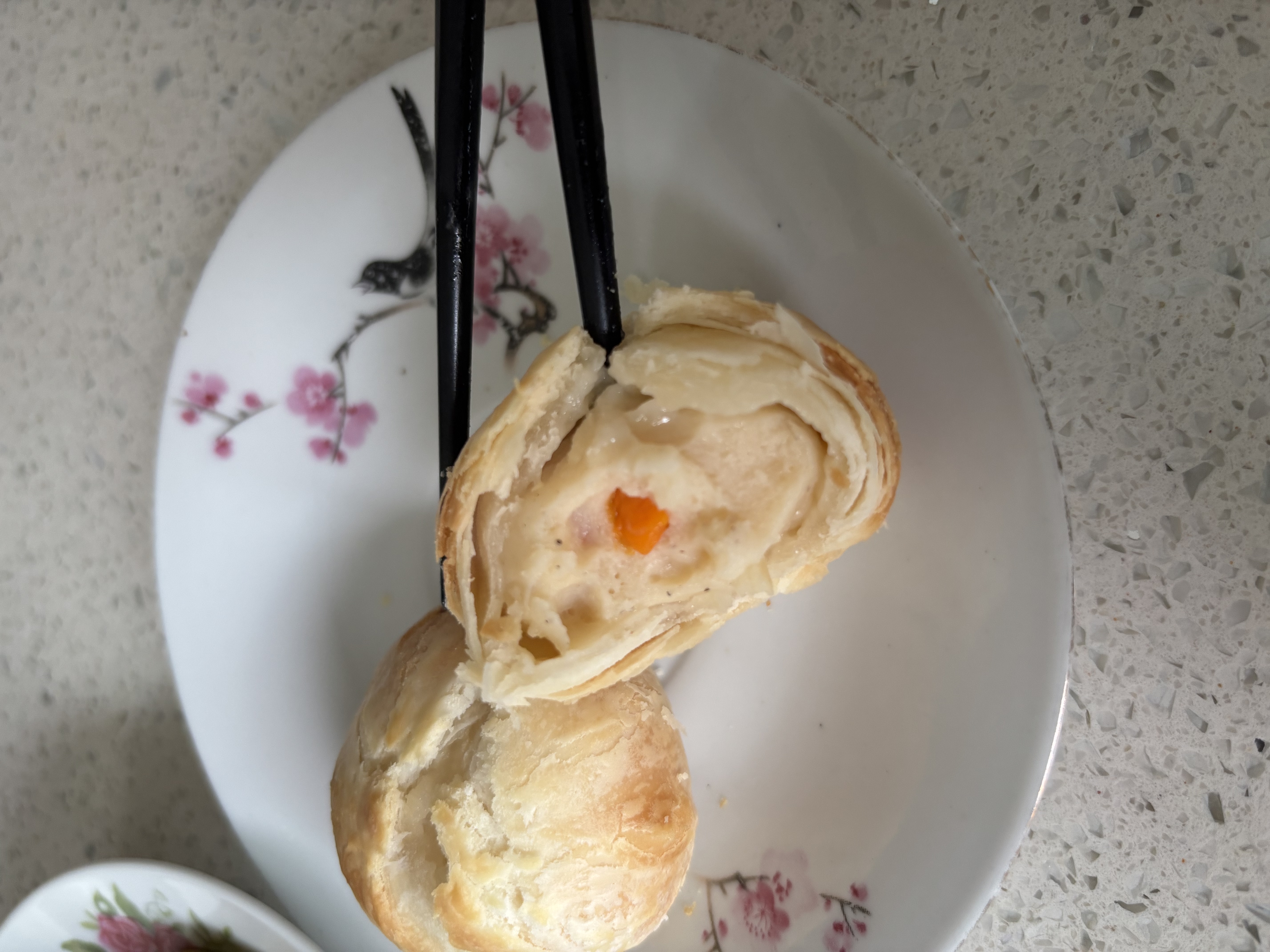 五芳斋速冻深海鳕鱼酥饼50克*6早餐健身轻食代餐儿童营养早餐半成品小食 实拍图