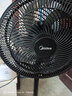 美的（Midea）【超级单品】七叶轻音立式电风扇家用柔风落地扇台式桌面小型风扇大风量节能摇头宿舍电扇 SAF30AB 实拍图