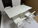 SOFS折叠餐桌家用小户型吃饭桌多功能移动伸缩折叠桌长方形简易餐桌椅 【收纳款】1.4米_1桌4椅 实拍图