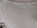 【轻便斜挎包】尼龙斜挎包包女包饺子包腋下包百搭单肩帆布包 白色热销款 实拍图