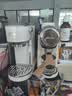 德龙（Delonghi）半自动咖啡机家用小型 意式15Bar泵压冷萃咖啡 软触屏手动奶泡自动停流金属机身 吉拉朵系列 EC890 .W氧气白 即时加热 自动关机 专业蒸汽细杆拉花 实拍图