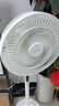 美的（Midea）【幸运草安睡1S】一级能效直流变频声控电风扇家用遥控卧室静音落地扇台式桌面抗菌大风力转页扇 实拍图
