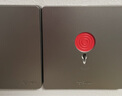 公牛（BULL）开关插座 G12系列 呼叫开关86型暗装面板G12D121 星空灰 实拍图