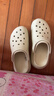 卡骆驰（CROCS）檀健次同款经典泡芙洞洞鞋百舒适男沙滩鞋女鞋休闲鞋|207521 骨白色-2Y2(含智必星) 39 (240mm) 实拍图