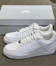 耐克NIKE女大童空军一号AF1 运动鞋DH2920-111白37.5 实拍图