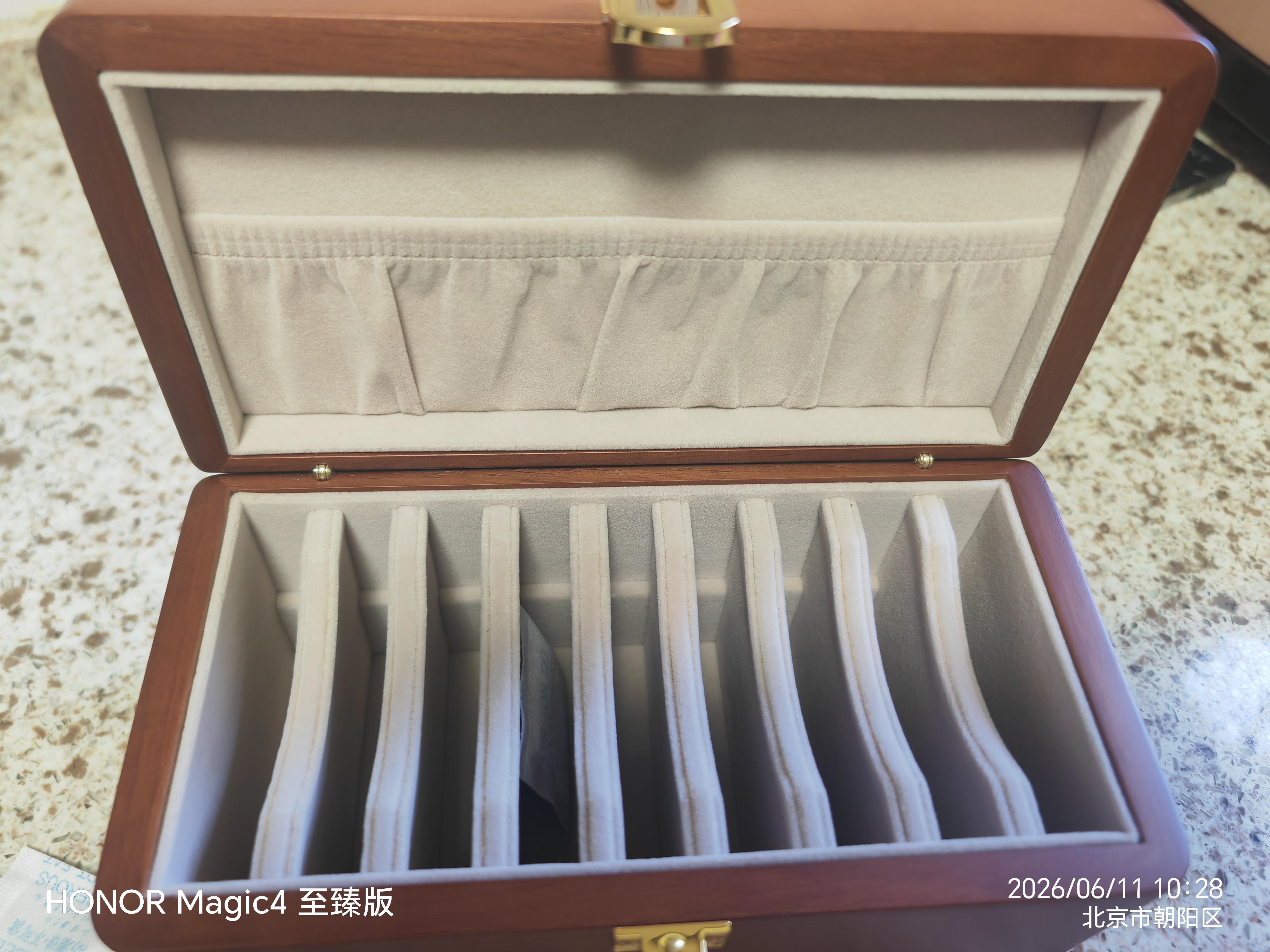 森物社木质手镯盒高档轻奢多位翡翠文玩展示收藏盒手链手串饰品收纳盒 实拍图