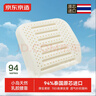 京东京造 94%天然乳胶小岛靠垫 腰部解压椅子腰靠办公室汽车靠枕靠背垫 实拍图