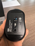 联想（Lenovo）无线蓝牙双模鼠标便携办公鼠标 人体工程学设计适用台式机一体机笔记本平板 Howard Mouse 2022黑 实拍图