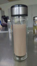 【京东物流配送】高硼硅双层玻璃杯大容量泡茶杯水杯子茶水分离杯 【双层加厚】茶杯350ml1只 实拍图
