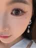 可啦啦美瞳半年抛美芝芝自然甜美彩色隐形眼镜1片装浓浓厚巧200度 实拍图
