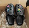 卡骆驰（CROCS）檀健次同款经典洞洞鞋轻便百搭女沙滩鞋包头拖鞋男鞋|10001 黑色-001(含智必星) 41 /42(260mm) 实拍图