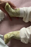 尼多熊新生婴儿袜子春夏薄款棉袜a类0到3月初生婴儿无骨宝宝网眼 实拍图