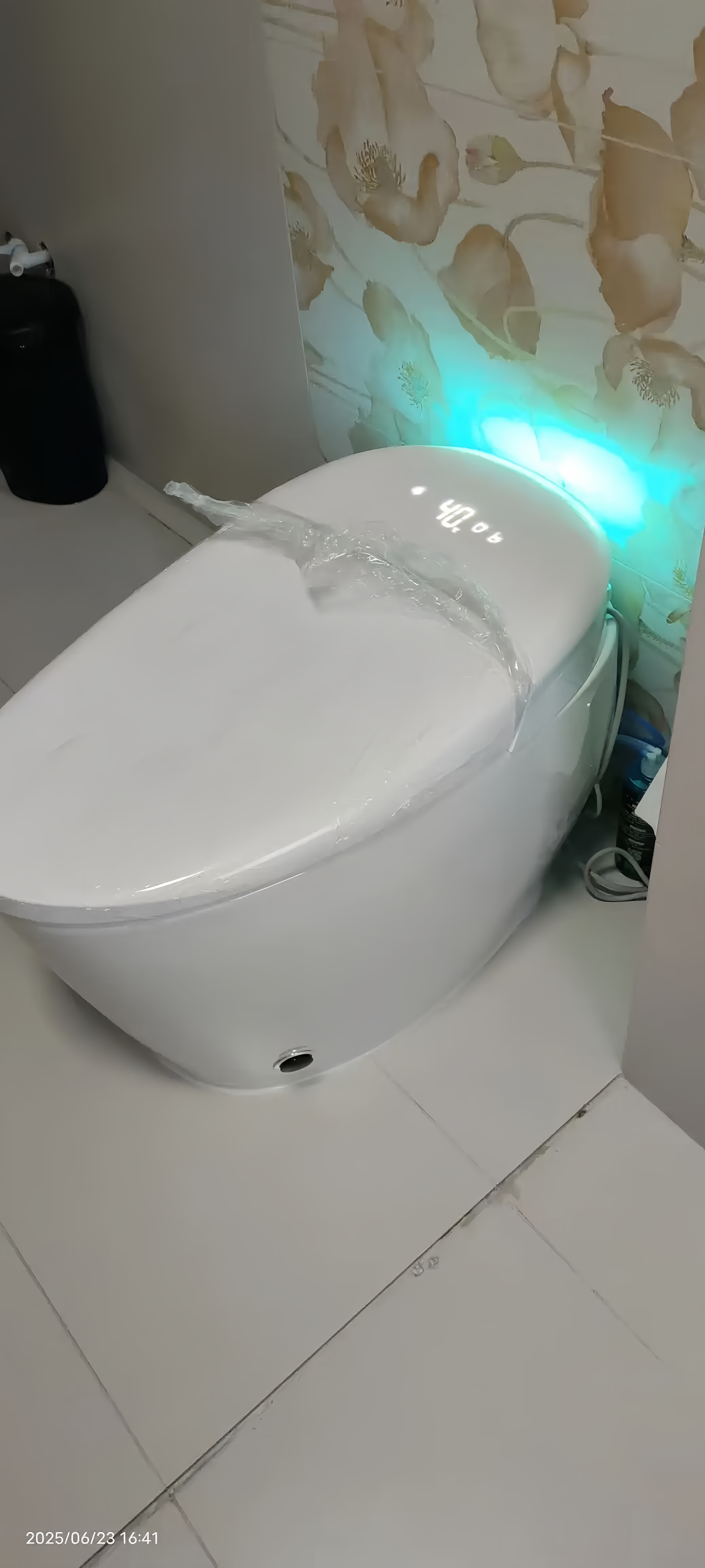 JOMOW现代简约时尚智能家用坐便器防溅水杀菌泡泡语音手机APP智能马桶 魅力 A7-标配版 250/300/350/400坑距下单备注【安装+拆旧】 实拍图