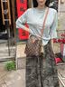 纪诗哲轻奢包包女包2026年新款单肩包女士斜挎水桶包生日礼物送女友老婆 咖啡色｜配灵动狐狸挂饰｜品牌礼盒装 女生包包洋气小众时尚百搭高级感实用情人节纪念日礼物 实拍图