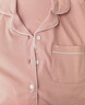 京东京造10A抑菌纯棉睡衣男衣服夏季套装A类一等品50支情侣家居服浅粉M 实拍图