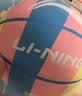 李宁（LI-NING）篮球成人7号初中生专用青少年女生考试比赛训练室内室外耐磨蓝球 实拍图