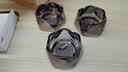 宫薰 烟灰缸创意透明水晶家用办公室茶几装饰摆件 几何烟灰12cm 实拍图