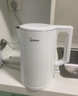 美的（Midea）电热水壶烧水壶食品级304不锈钢自动断电双层防烫全钢无缝1.5L容量 MK-HJ1566【价保618】 实拍图