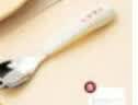 如山元宝勺子316L不锈钢儿童宝宝自主进食吃饭调羹长柄汤勺饭盒 实拍图