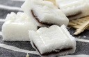 南翔豆沙方糕手工糯米糕豆沙味白米发糕 南方小吃特色糕点 豆沙方糕300g(4块)*2袋 实拍图